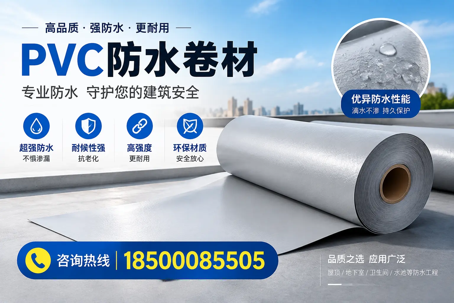 牡丹江地区pvc防水卷材的市场现状与发展趋势